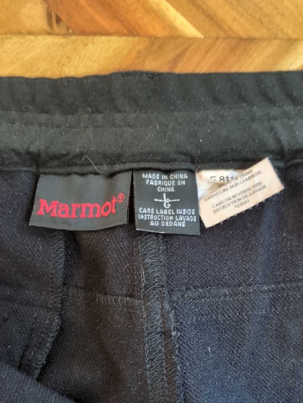Marmot Black Men's insulated snow sport pants - Picture 7 of 8